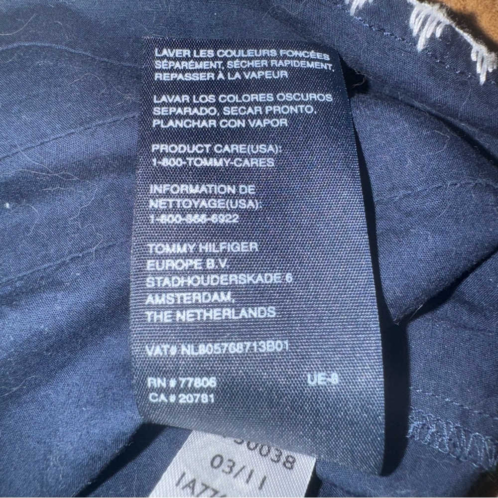 Tommy Hilfiger sleeveless navy top - Picture 8 of 9